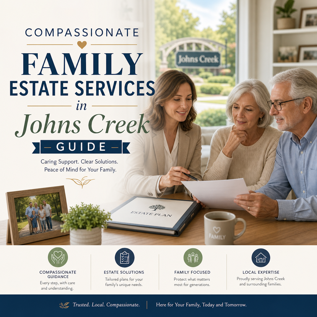 Illustration of Compassionate Family Estate Services in Johns Creek Guide
