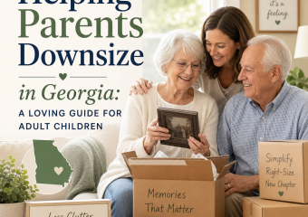 Illustration of Helping Parents Downsize in Georgia: A Loving Guide for Adult Children