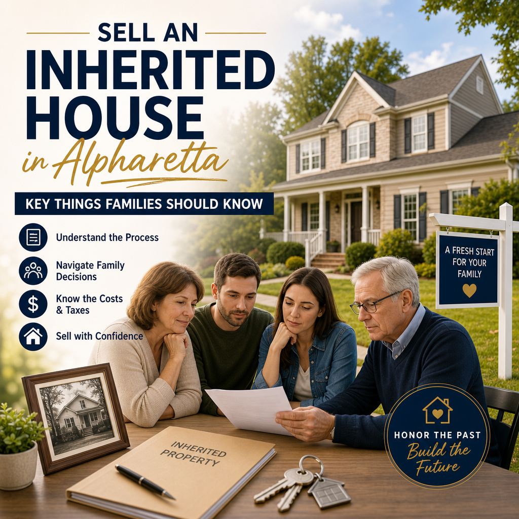 Illustration of Sell an Inherited House in Alpharetta: Key Things Families Should Know