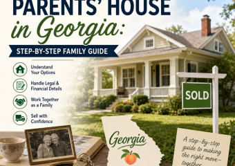 selling parents house Georgia illustration for Selling Your Parents’ House in Georgia: Step-by-Step Family Guide